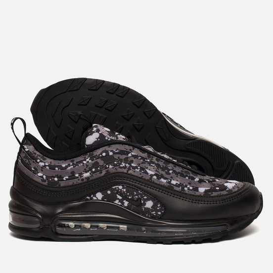 Женские кроссовки Nike Air Max 97 Ultra '17 PRM Splatter Pack Black/Black/Vast Grey