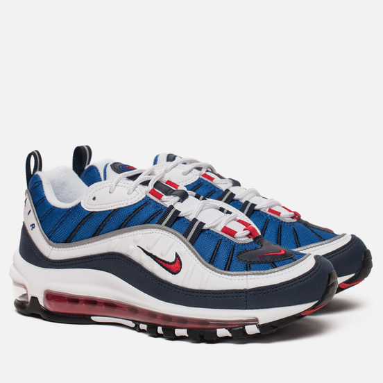 Женские кроссовки Nike Air Max 98 White/University Red/Obsidian