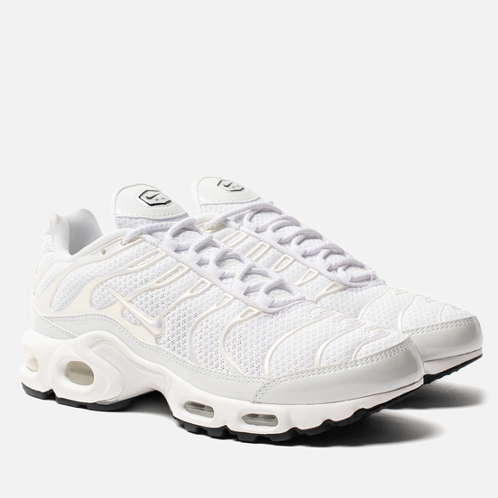 Женские кроссовки Nike Air Max Plus Premium White/White/White/Black