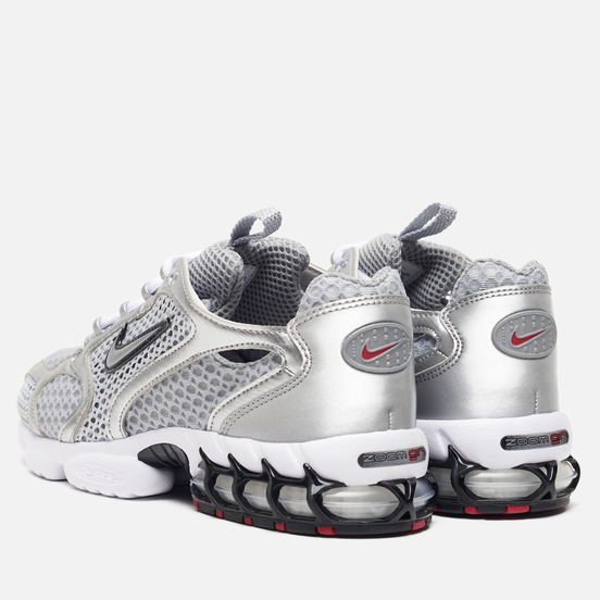 Женские кроссовки Nike Air Zoom Spiridon Cage 2 Light Smoke Grey/Metallic Silver