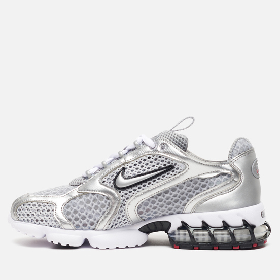 Женские кроссовки Nike Air Zoom Spiridon Cage 2 Light Smoke Grey/Metallic Silver