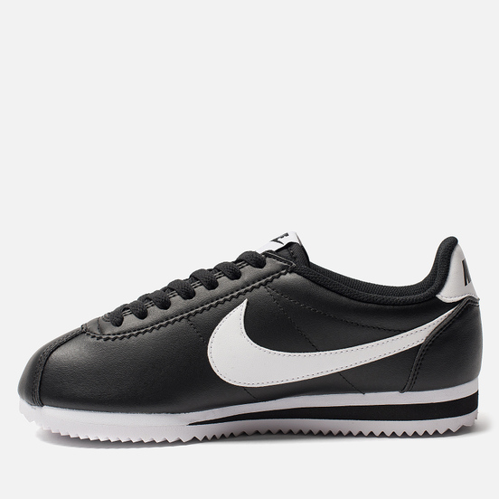 Женские кроссовки Nike Classic Cortez Leather Black/White