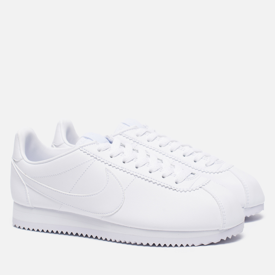 nike classic cortez womens all white