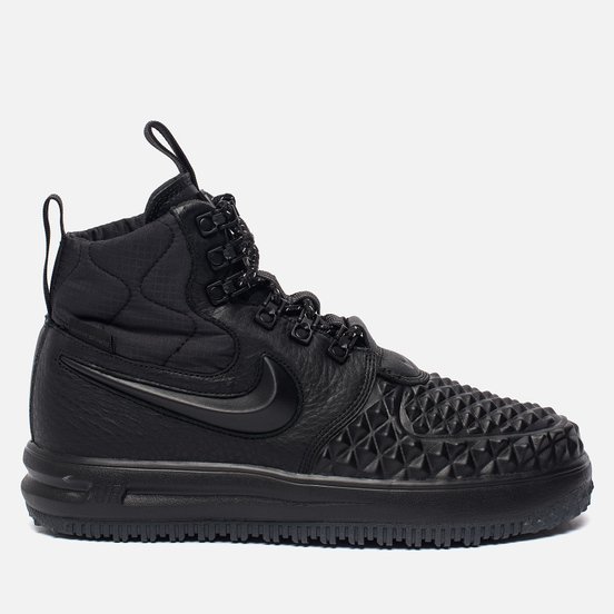 Женские кроссовки Nike Lunar Force 1 Duckboot '17 Black/Black/White