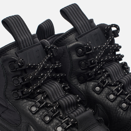 Женские кроссовки Nike Lunar Force 1 Duckboot '17 Black/Black/White