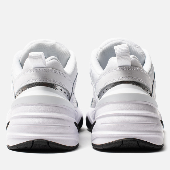 Женские кроссовки Nike M2K Tekno Essential White/White/Metallic Silver/Black