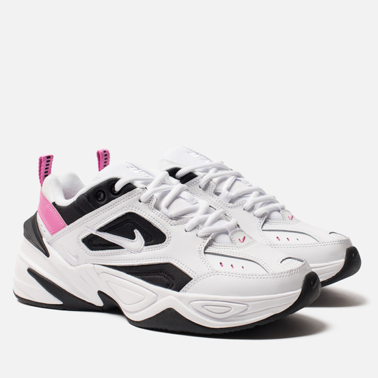 nike m2k tekno white china rose black