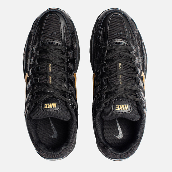 Женские кроссовки Nike P-6000 Essential Black/Metallic Gold/Off Noir