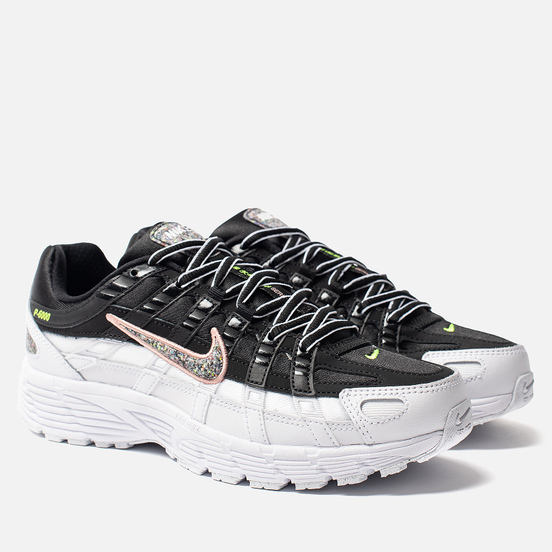 Женские кроссовки Nike P-6000 SE Black/Multi-Color/White/Coral Stardust