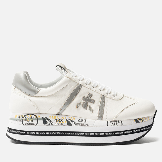 Женские кроссовки Premiata Beth 4038 Cream White