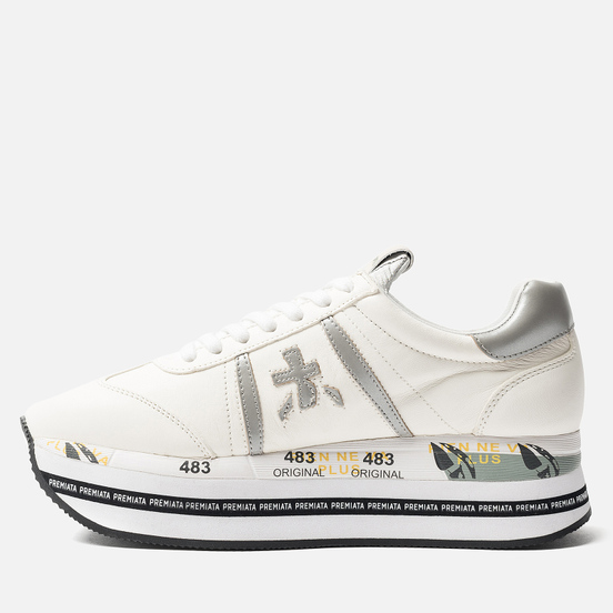 Женские кроссовки Premiata Beth 4038 Cream White