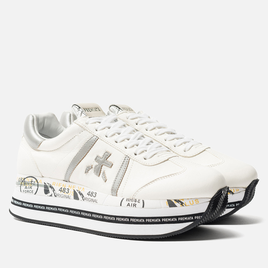 Женские кроссовки Premiata Beth 4038 Cream White