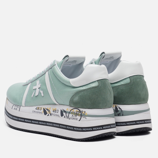 Женские кроссовки Premiata Beth 4515 Mint/White