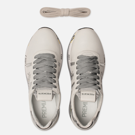 Женские кроссовки Premiata Beth 4517 White/Silver