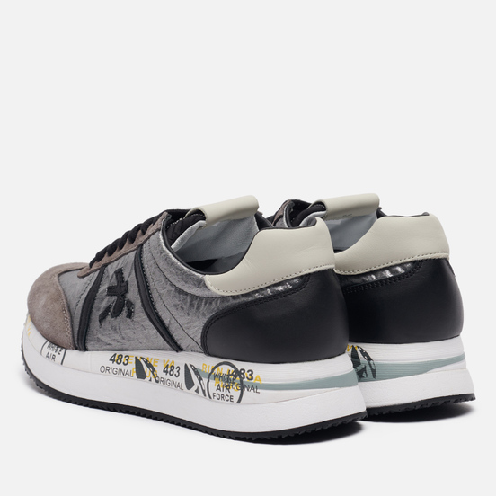 Женские кроссовки Premiata Conny 1493 Grey