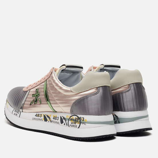 Женские кроссовки Premiata Conny 3617 Grey/Pink