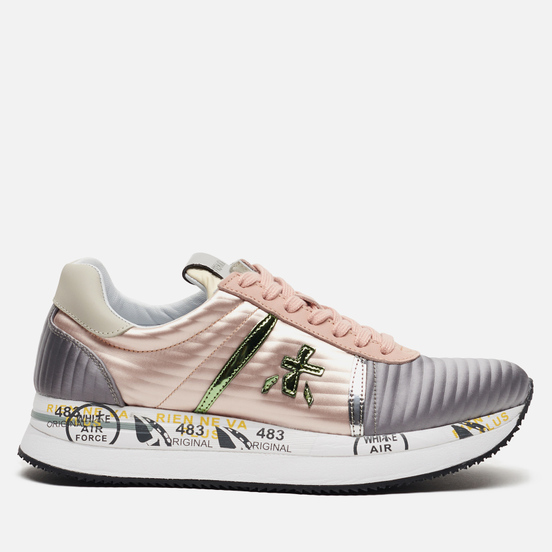 Женские кроссовки Premiata Conny 3617 Grey/Pink