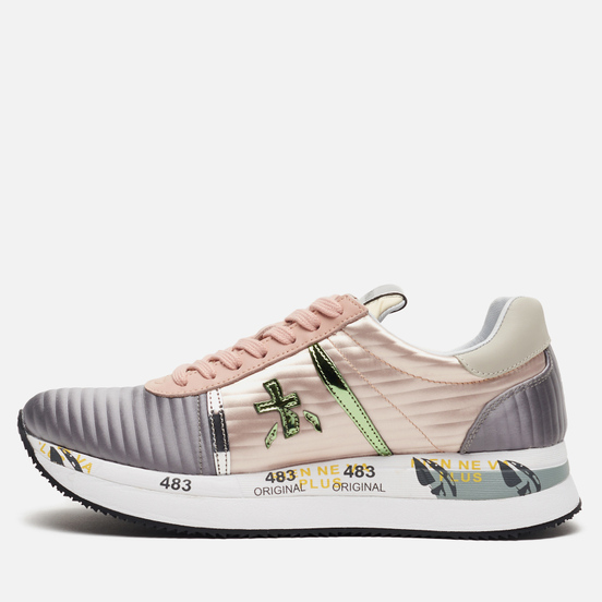 Женские кроссовки Premiata Conny 3617 Grey/Pink