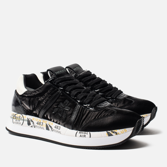 Женские кроссовки Premiata Conny 4086 Black/White