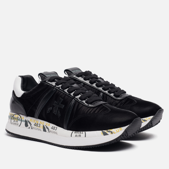 Женские кроссовки Premiata Conny 4086 Black/White