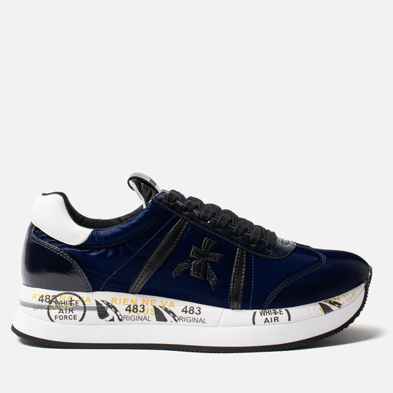 Женские кроссовки Premiata Conny 4267 Navy/Black