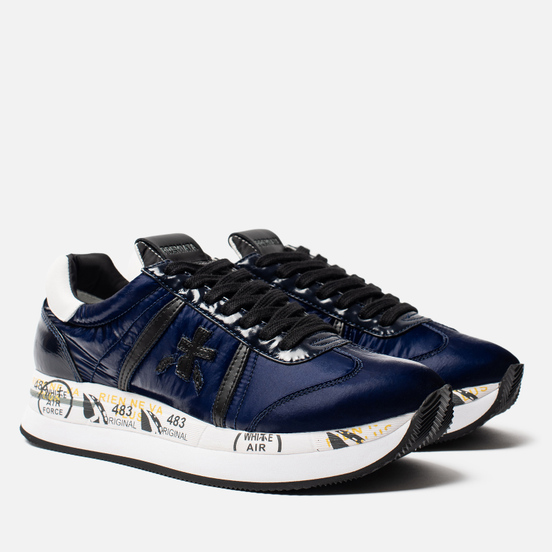 Женские кроссовки Premiata Conny 4267 Navy/Black