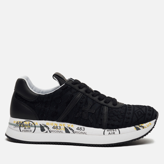 Женские кроссовки Premiata Conny 4616 Black