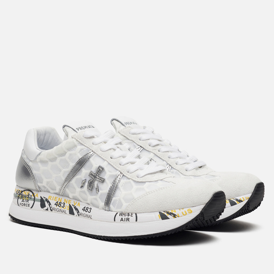 Женские кроссовки Premiata Conny 4618 White