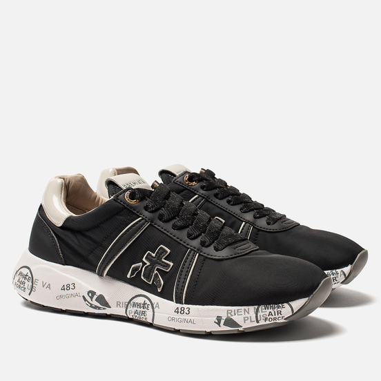 Женские кроссовки Premiata Matte-d 3876 Black