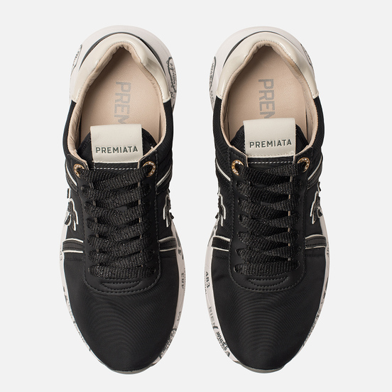 Женские кроссовки Premiata Matte-d 3876 Black