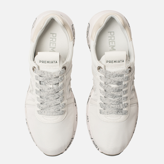 Женские кроссовки Premiata Matte-d 3877 White
