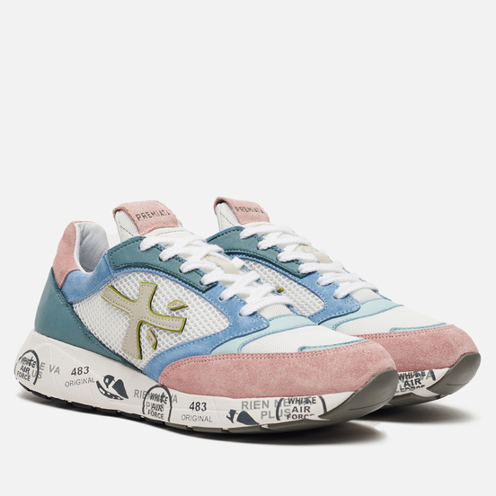 Женские кроссовки Premiata Zac-Zac-d 3733 Pink/Mint
