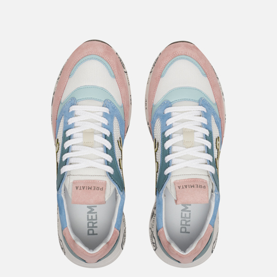 Женские кроссовки Premiata Zac-Zac-d 3733 Pink/Mint
