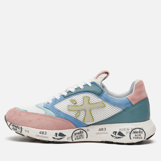 Женские кроссовки Premiata Zac-Zac-d 3733 Pink/Mint