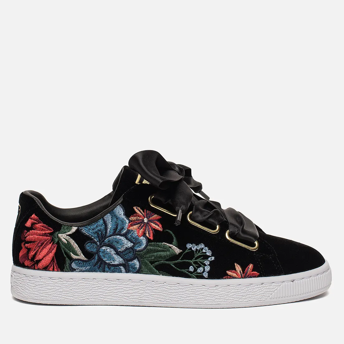 Puma Женские кроссовки Basket Heart Hyper Embroidery