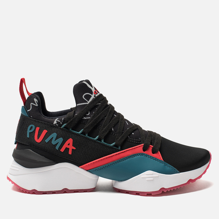 Женские кроссовки Puma x Shantell Martin Muse Maia Graphic Black/Spiced Coral