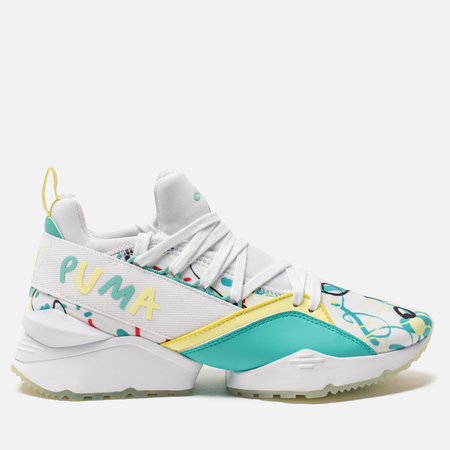 Женские кроссовки Puma x Shantell Martin Muse Maia White/Sunny Lime