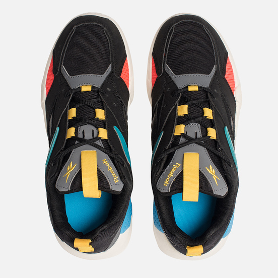 Женские кроссовки Reebok Aztrek Double NU Pops Black/Alloy/Teal Gem