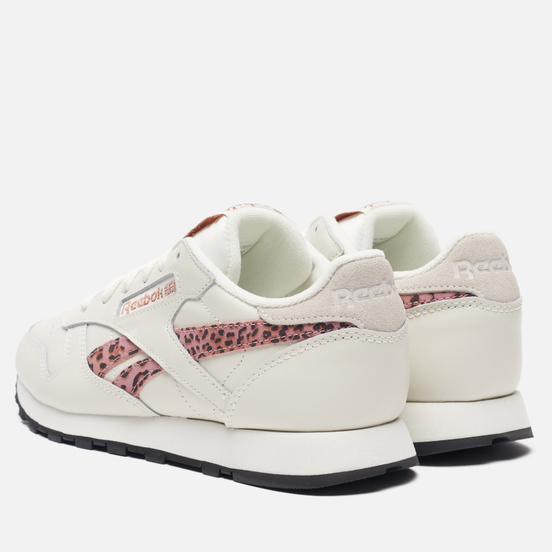 Женские кроссовки Reebok Classic Leather Chalk/Black/Rose Gold