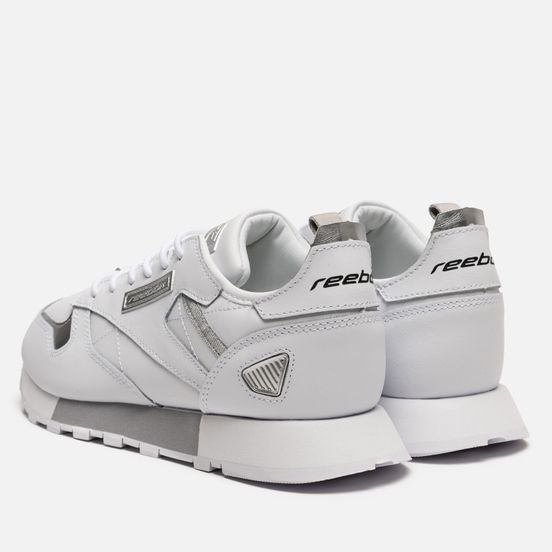 Женские кроссовки Reebok Classic Leather REE:DUX White/Cold Grey/Silver Metallic