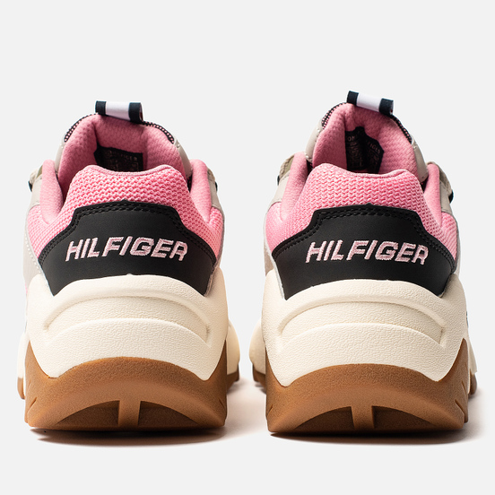 Женские кроссовки Tommy Jeans Heritage Chunky Trainers Pumice Stone/Sea Pink/Martini Olive