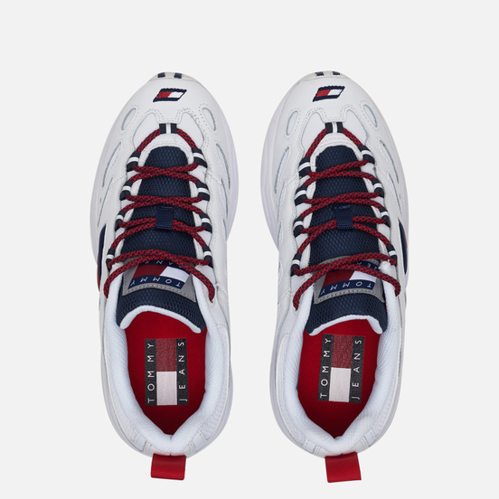 Женские кроссовки Tommy Jeans Heritage Retro Cutout Detail Trainers Red/Blue/White