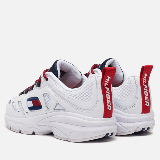 Женские кроссовки Tommy Jeans Heritage Retro Cutout Detail Trainers Red/Blue/White