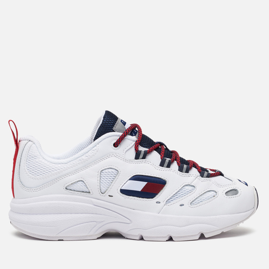 Женские кроссовки Tommy Jeans Heritage Retro Cutout Detail Trainers Red/Blue/White