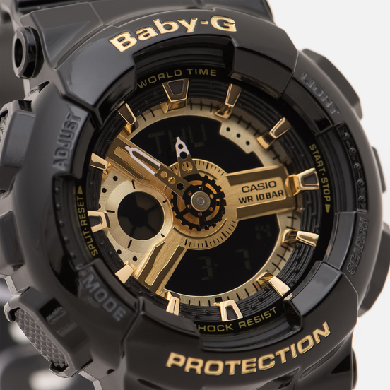 Наручные часы CASIO Baby-G BA-110-1A Black/Gold