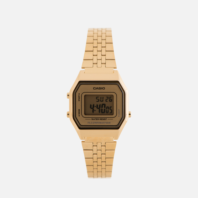 Наручные часы CASIO, цвет золотой, размер UNI LA680WEGA-9E - фото 1