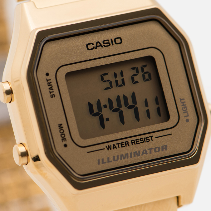 Наручные часы CASIO, цвет золотой, размер UNI LA680WEGA-9E - фото 3