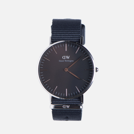 Женские наручные часы Daniel Wellington Classic Black Cornwall Silver
