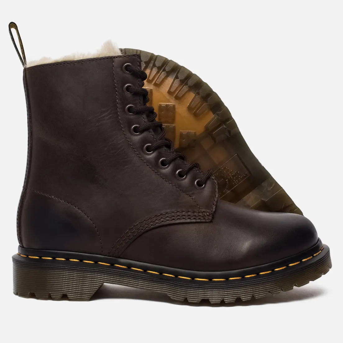 Dr. Martens Женские зимние ботинки Serena Fur Lined Burnished Wyoming