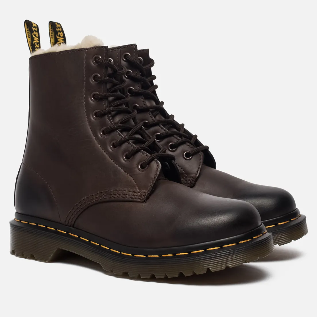 Dr. Martens Женские зимние ботинки Serena Fur Lined Burnished Wyoming